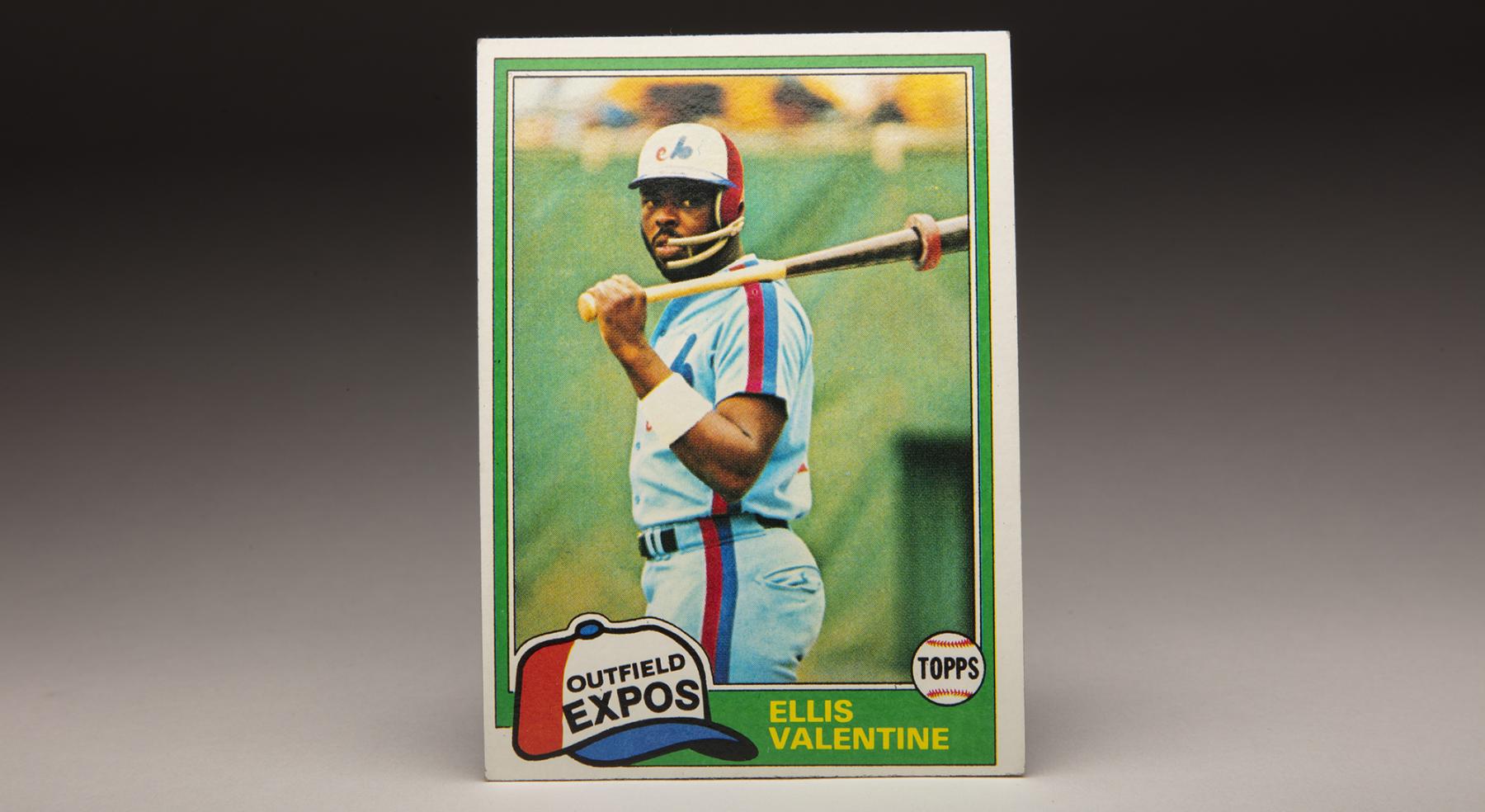 CardCorner: 1981 Topps Ellis Valentine | Baseball Hall of Fame